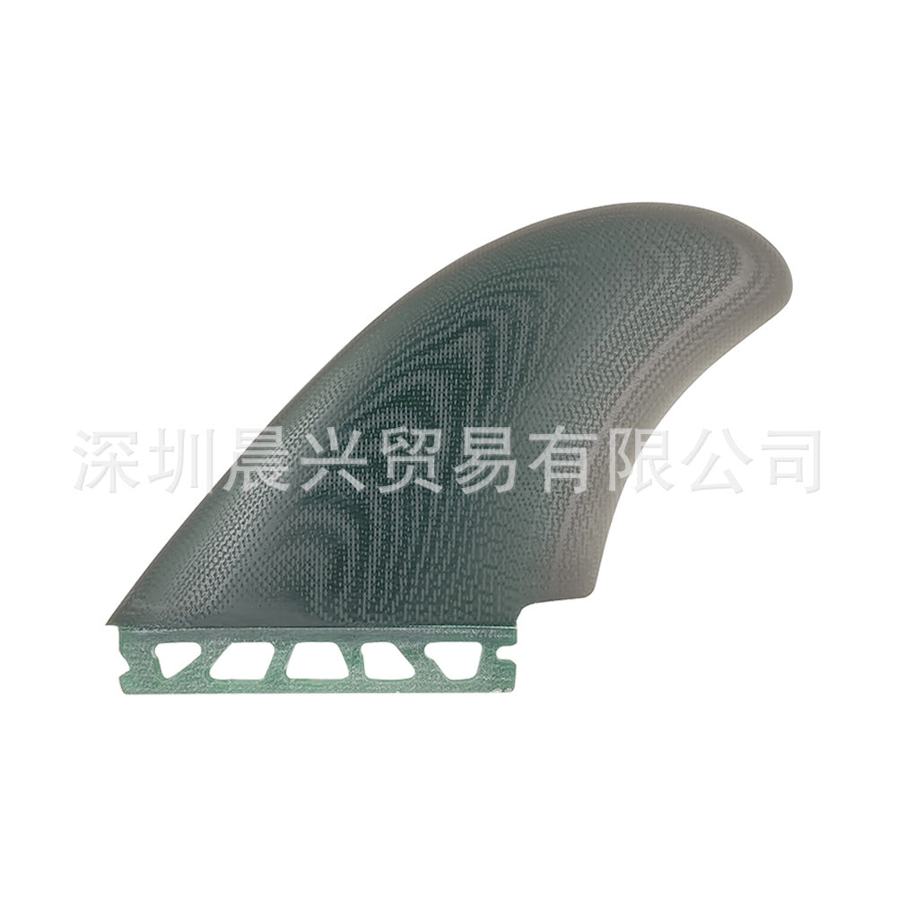 Surfboard Fin Set - Single Tab/FUT Base, Fiberglass, 4-Piece Set