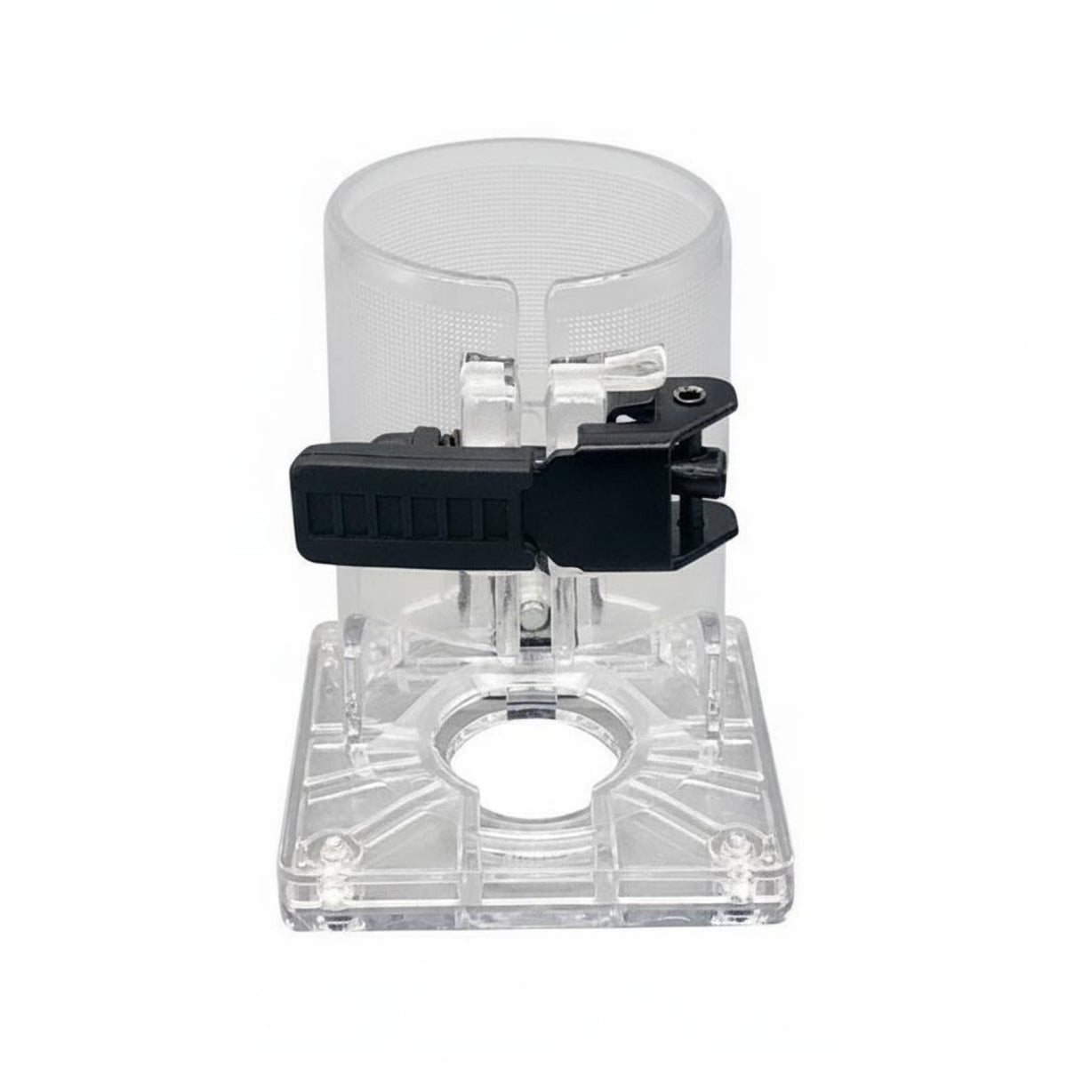 Long-Lasting Transparent Trimmer Base Sturdy Construction Transparent Router Base Milling Support for Woodworking, Workshop