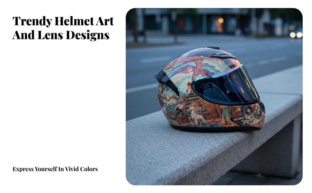Full Face 3C Certified Four-Season Motorbike Helmet Lightweight Shell Riding Headwear for Adults, Motorcyclists