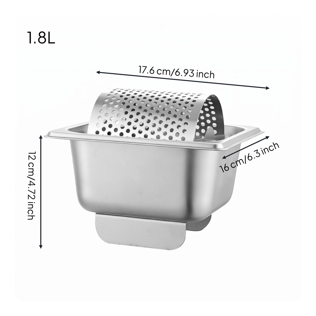 Stainless Steel Butter Roller Polished Mirror Finish Kitchen Tool Food-Grade