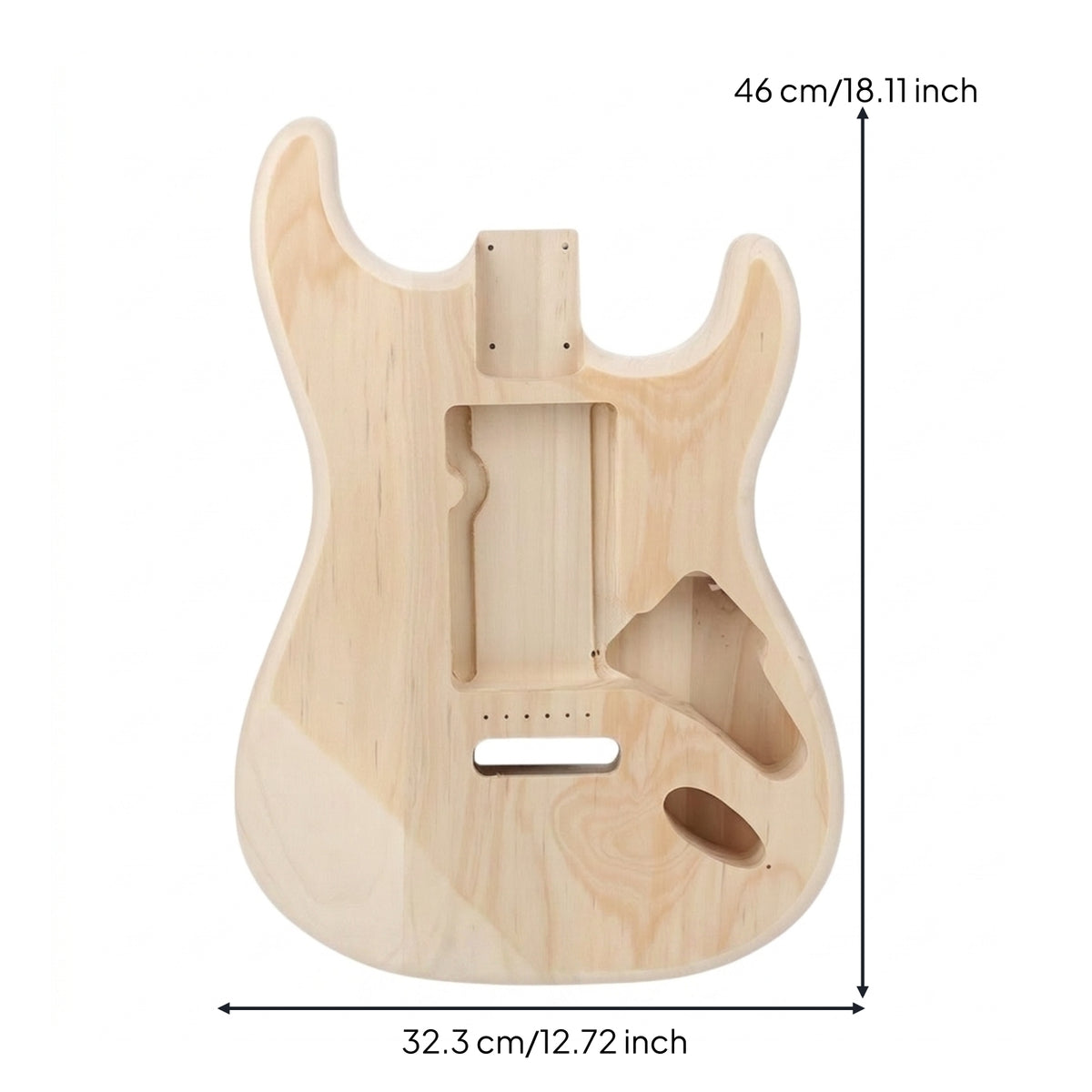ST Guitar Body Lightweight DIY Guitar Body Personalized for Luthiers
