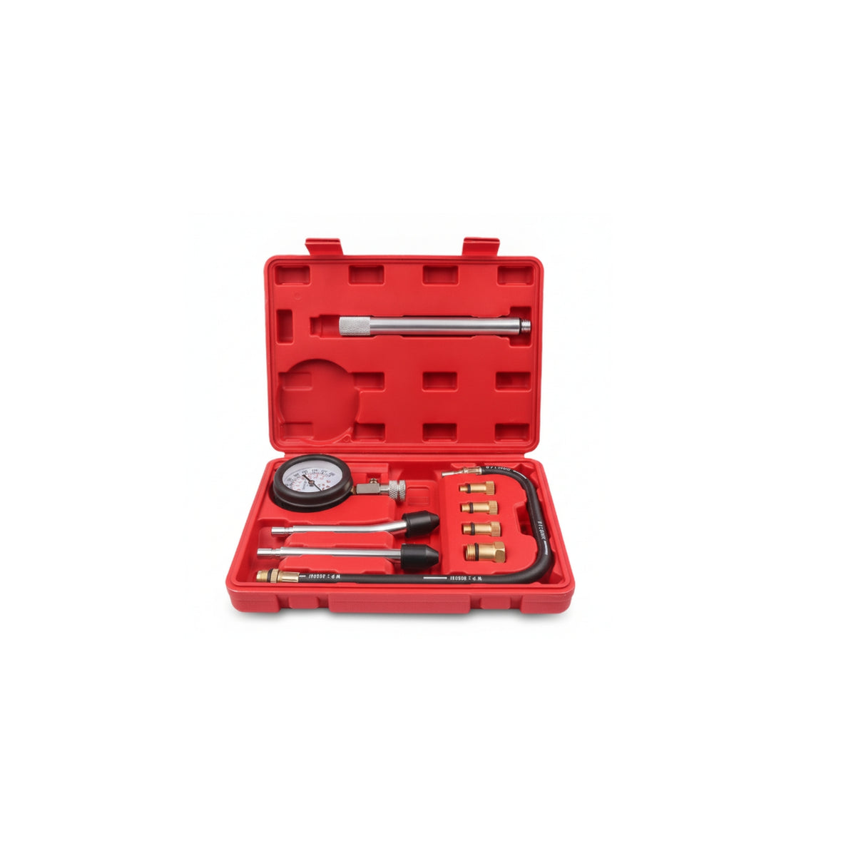 Quick Coupler Engine Oil Pressure Tester Engine Pressure Testing Kit Assorted Fittings Garage Gear