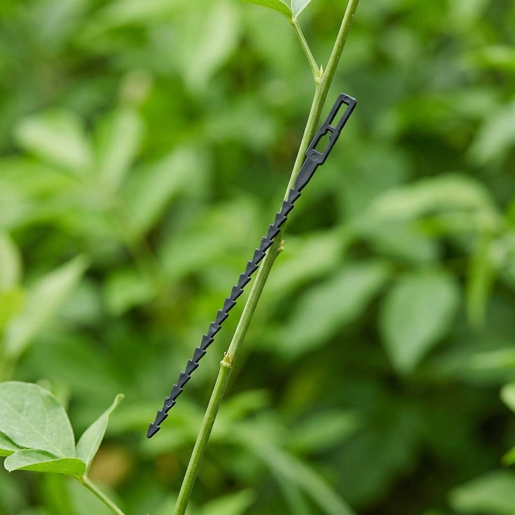 Reusable Green Plant Ties, connecting garden plant ties for climbing plants, fruit trees, tomato & rose support