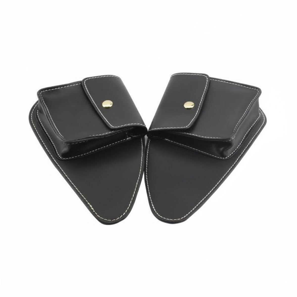 2 Pieces Tank Storage Pouch Petrol Tank Side Grip Pad for Racer Builders