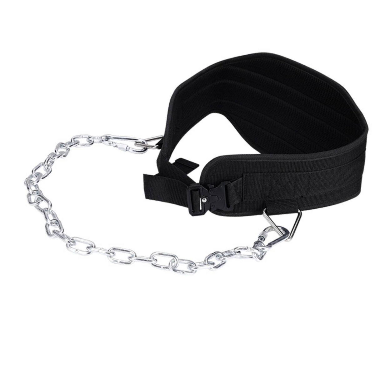 Breathable Mesh Weighted Belt with Chain Padded Weight Belt with Chain Sturdy Secure for Home Workouts