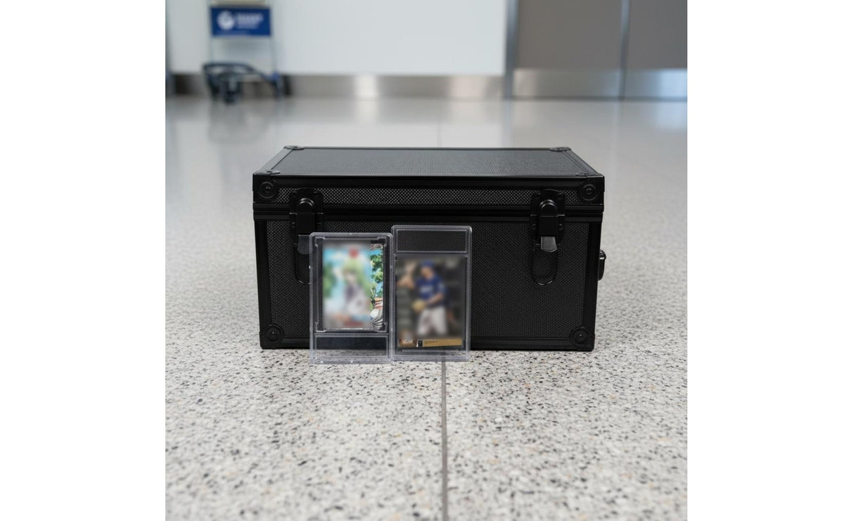 Graded Card Storage Box Lockable PSA Card Slab Case Shockproof Moisture-Resistant for Travel