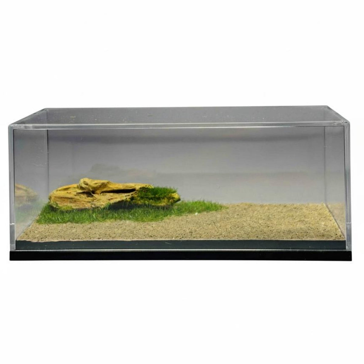 1/64 Scale Display Case Dustproof Desert Diorama Box Stackable Design Acrylic Car Display Case for Hobbyists