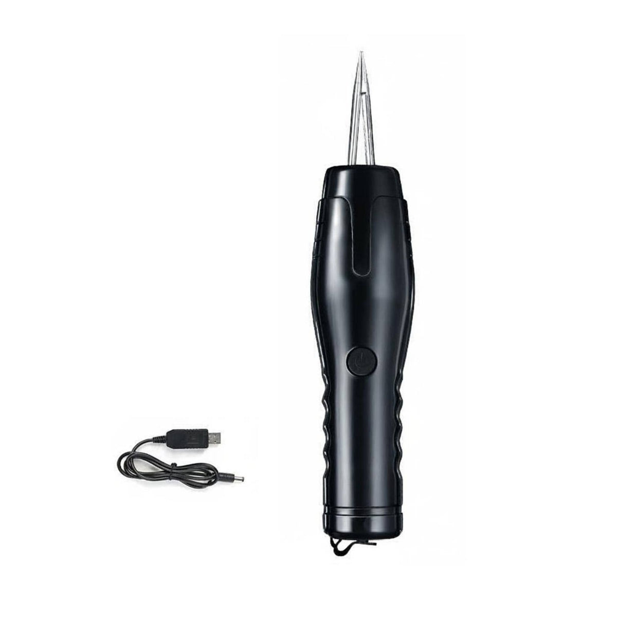 Lightweight Electric Poultry Plucker Ergonomic Design Handheld Feather Plucker Food-Grade Stainless Steel Duck Pinfeather Removal Tool Rechargeable for Butchers