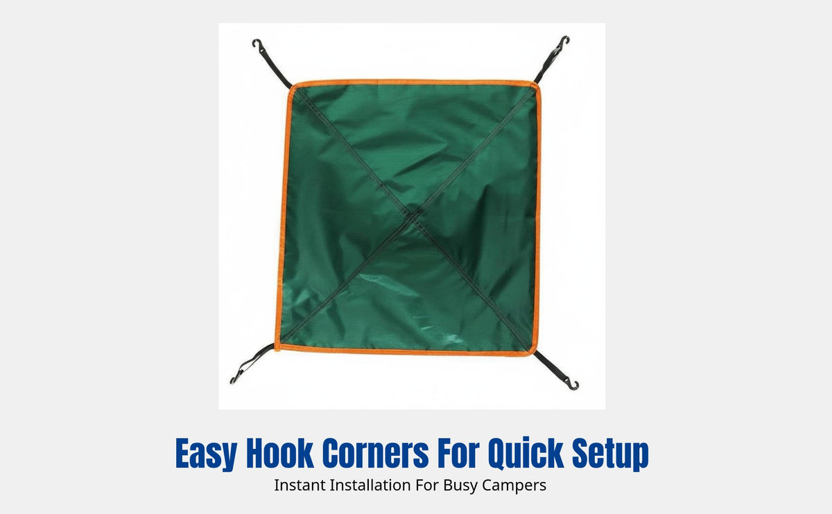Replacement tent top Waterproof tent top Cover Rainproof Rain Fly for Event Vendors, Homeowners, Camping, outdoor meals, Garden