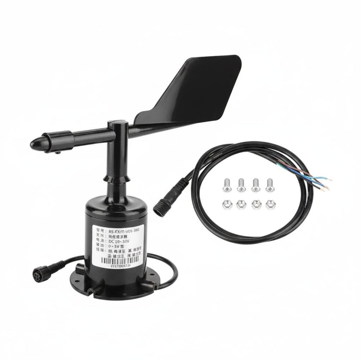 0-5V Wind Direction Transmitter Environmental Output 360 Degree Wind Direction Easy Installation Anemometer for Farmers, Farm