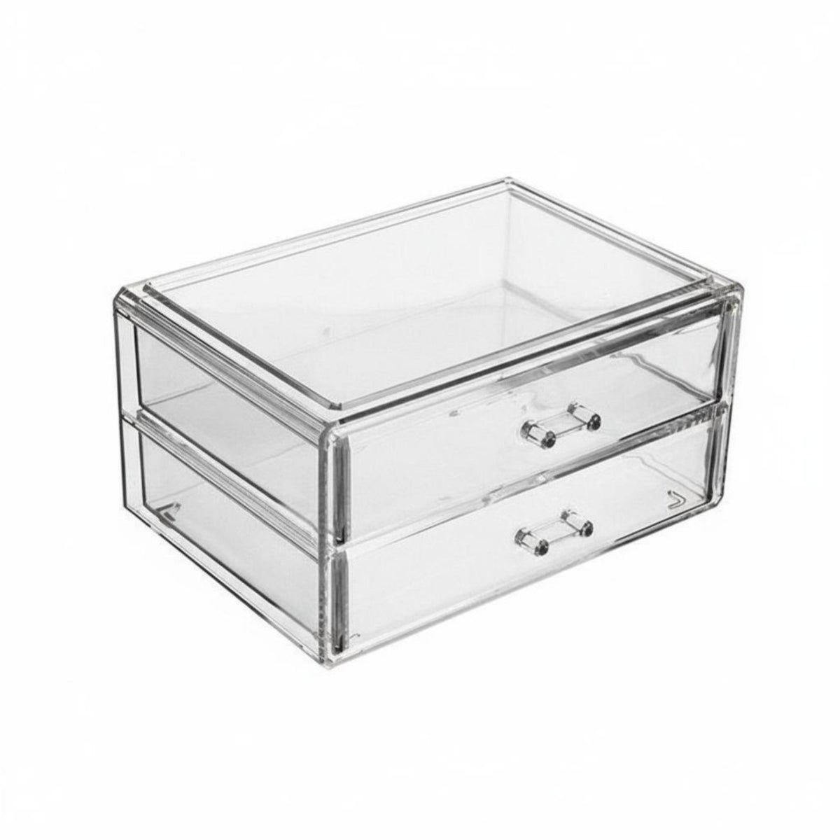 Clear Multi-Drawer Compact Storage Unit Removable Drawers Desktop Organizer