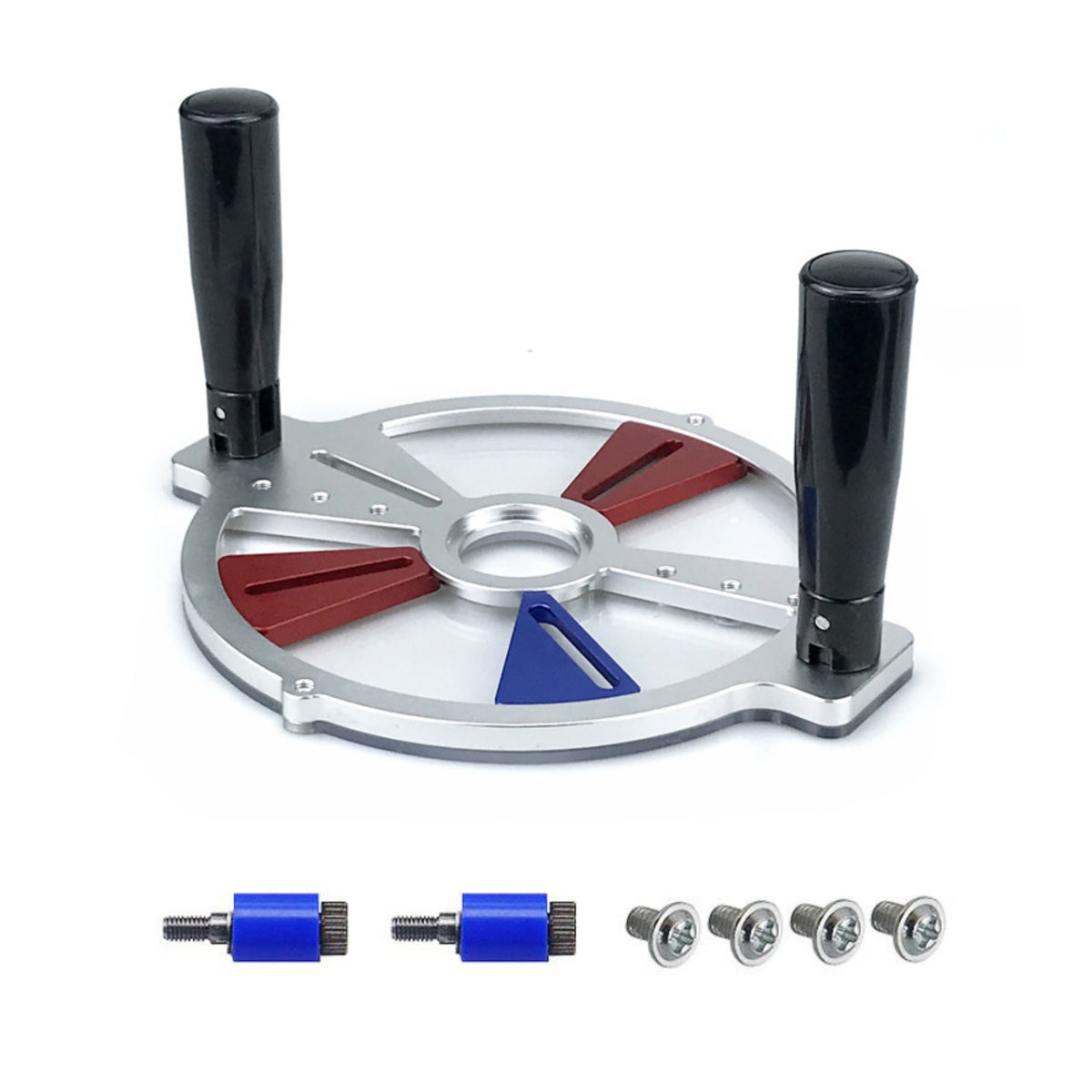 Carpentry Router Guide Base Precision Router Guide Base with Handles Low-Profile for Carpenters