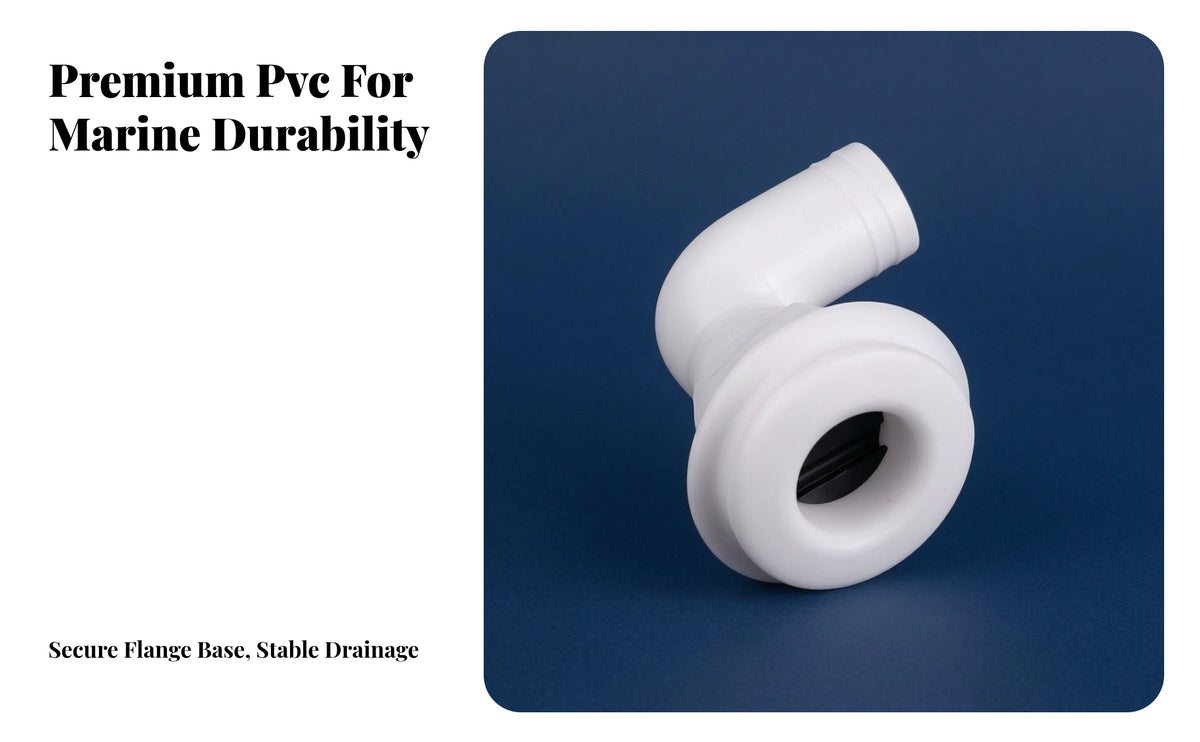 90-Degree Boat Drain Fitting