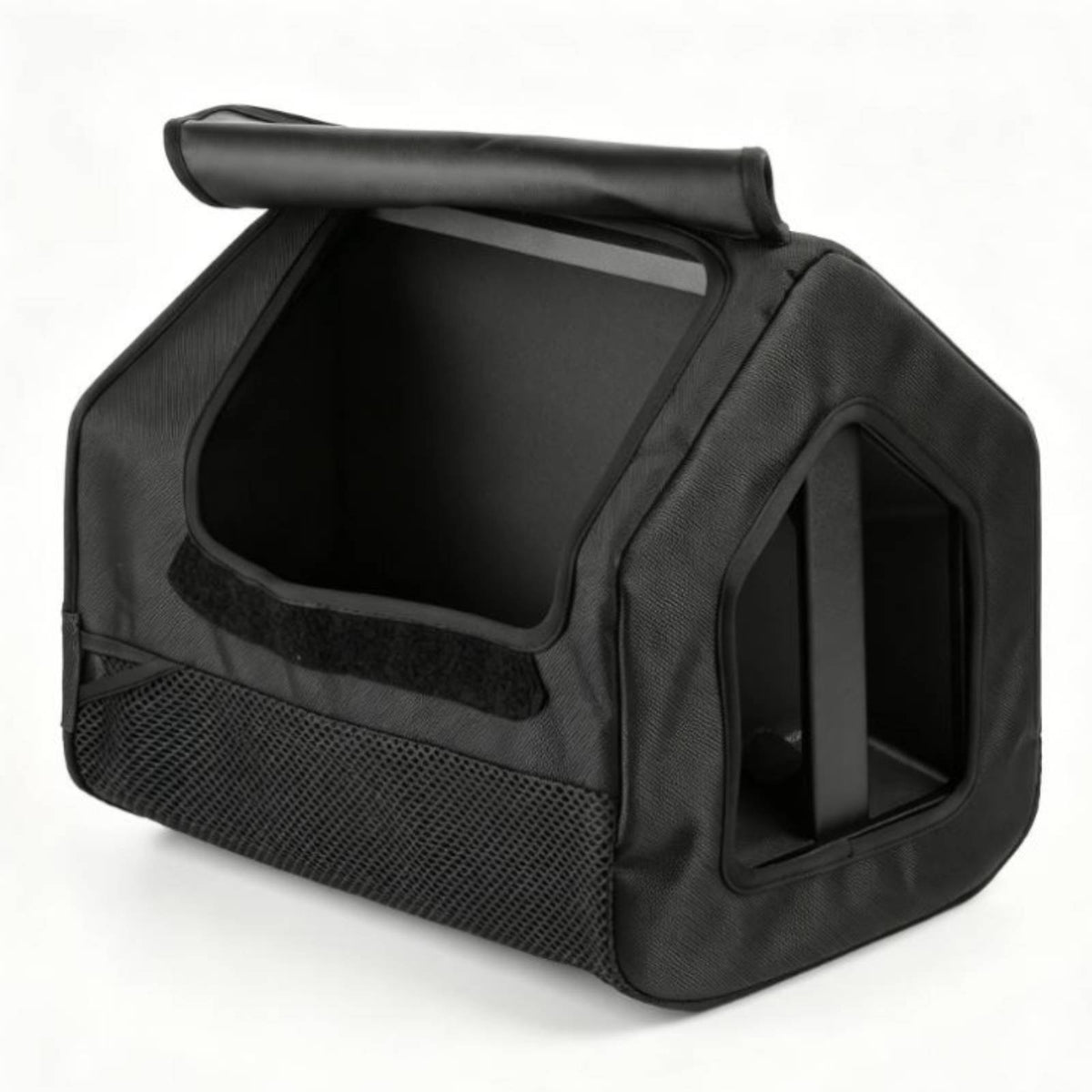 Textured Woven Textile Protect Speaker Cover Mesh Front Panel Speaker Dust Cover Black Audio Accessory Side Openings