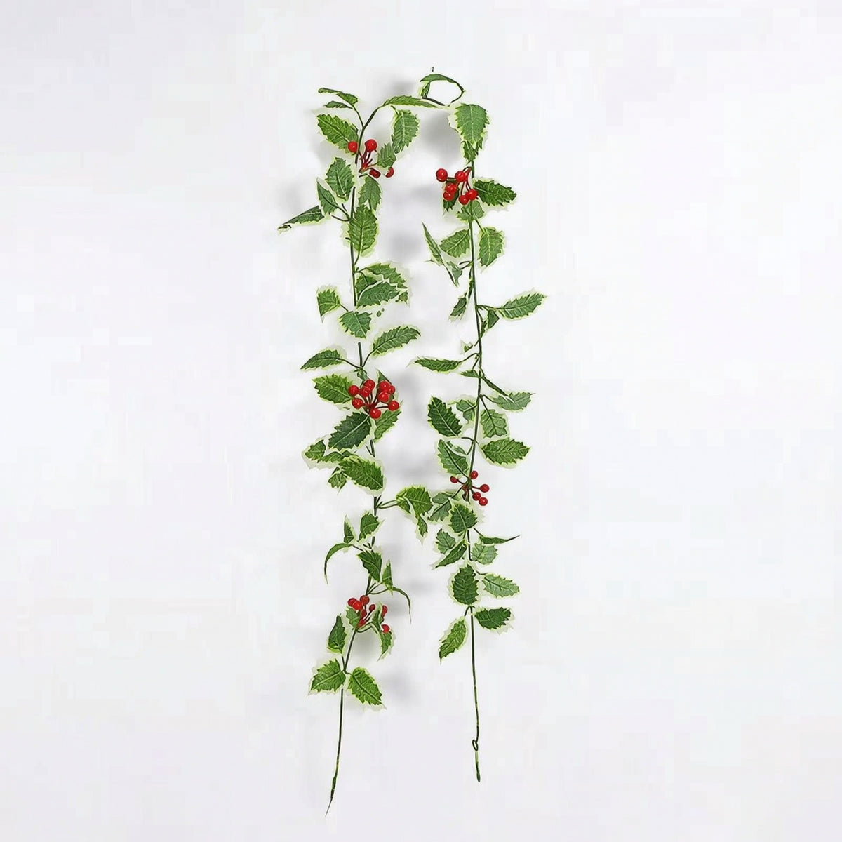 Artificial Christmas Red Berry Pine Vine Garland for Fireplace Home Decor