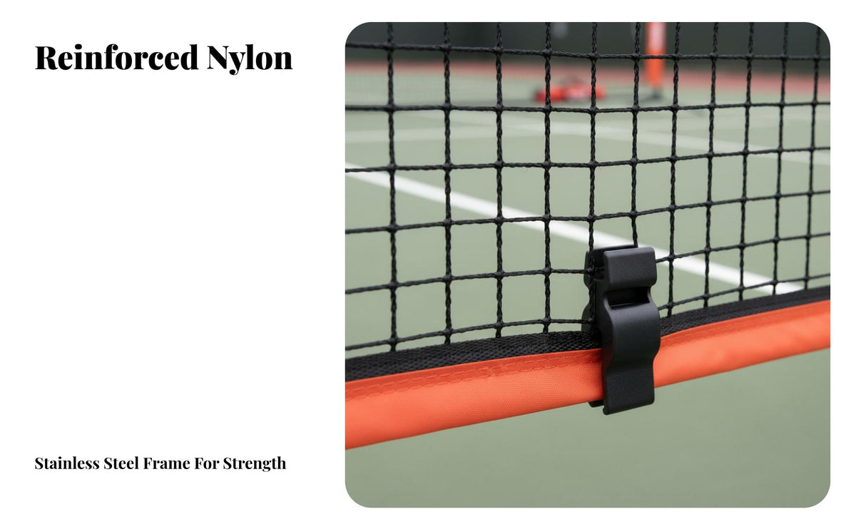 Easy Setup Portable Tennis Net Lightweight Kids Sports Net Sturdy Includes Carry Bag for Beginners, Outdoor, Backyard, Driveway, Beach