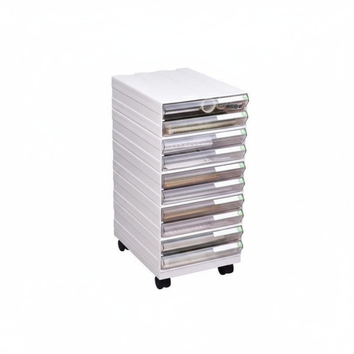 With casters Rolling Drawer Cart Space-Saving Desktop Container space-efficient Design Office Furniture long-lasting for Students, educators, Homeowners, Under Desk, Study Room, Classroom, Bedroom