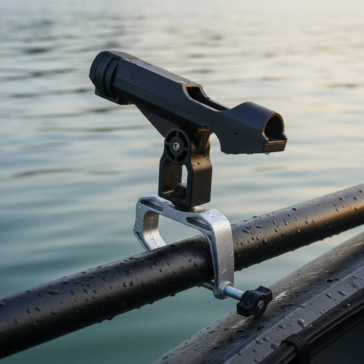 Rotatable Fishing Rod Bracket Impact Resistant Adjustable Boat Fishing Rod Holder Heavy Duty for Anglers, Yacht