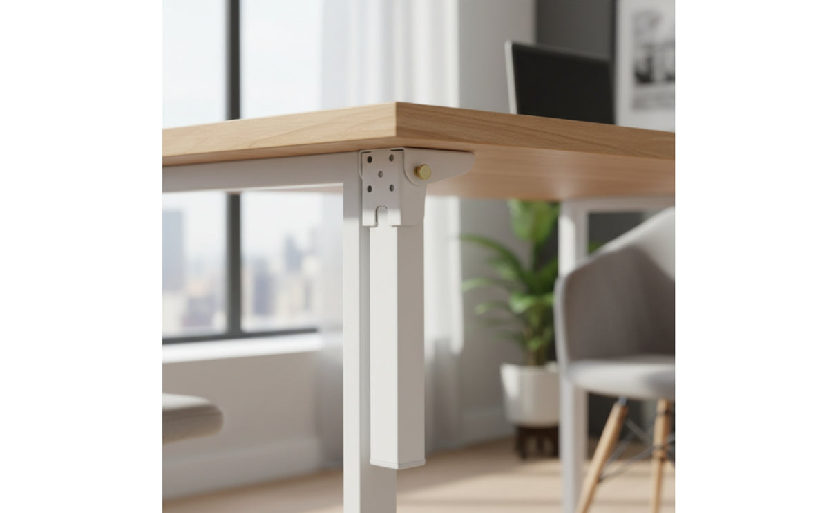 Folding Table Leg Space-Saving Folding Leg with Hinge Quick Installation Locking Hinge for Laundry Room