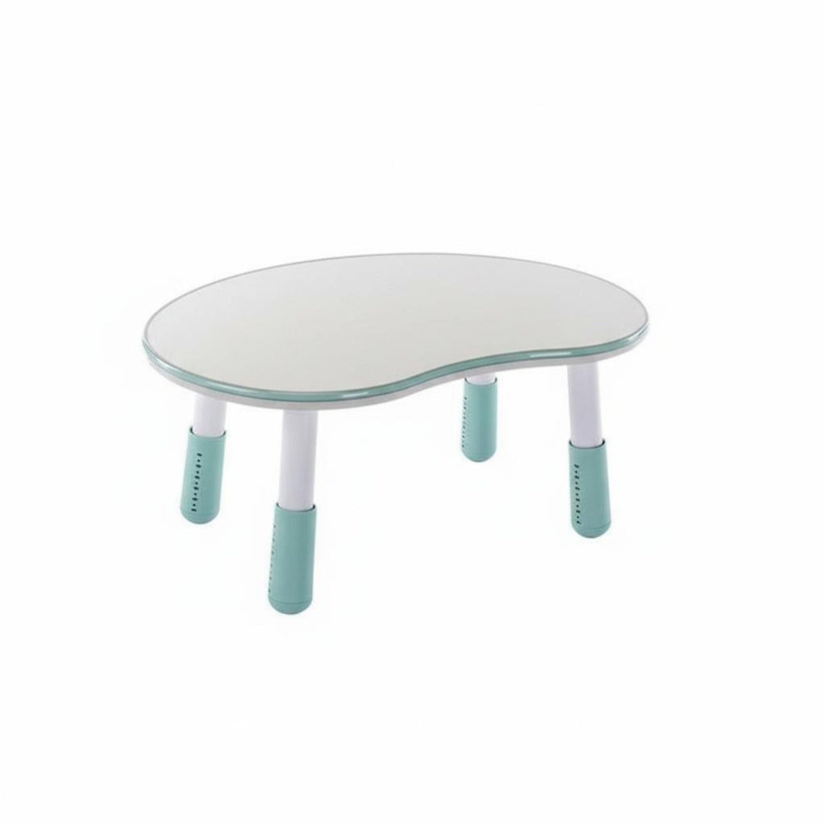 Height-Adjustable Peanut Table and Bunny Chair Set Multi-Functional Design Multifunctional Table and Chair Set Wipe-Clean Desktop children's Furniture Strong Load-Bearing for Toddlers, Preschoolers, Childs 2-8, Kindergarten, Preschool, Playroom