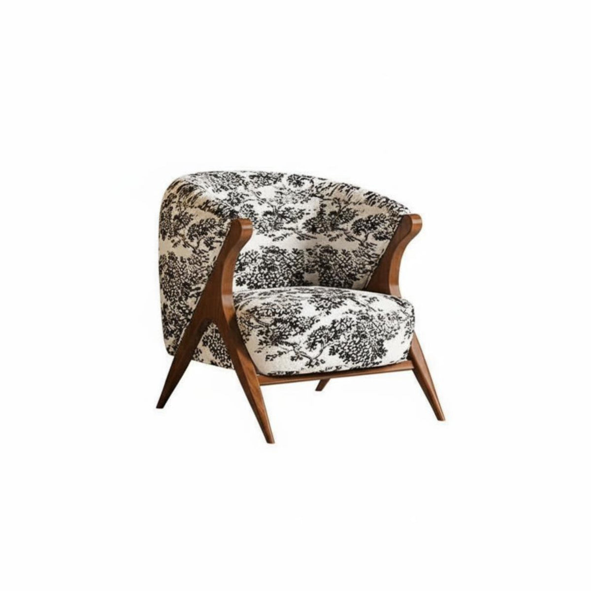 3 Pieces Japanese rustic aesthetic typePiece cafe Set Vintage Design Curved Wood Frame Armchair and Table Designer Look Conversation Group Minimalist look for Interior Designers, Cafe Owners, Hotel Managers, Reception Area, Living Room, Balcony, Porch