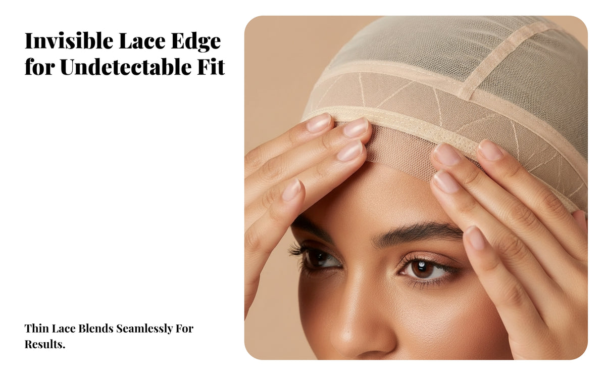 Non Slip Hairpiece Foundation Cap With | Lightweight, hairpiece foundation securing cap with Strap, for Daily Wear