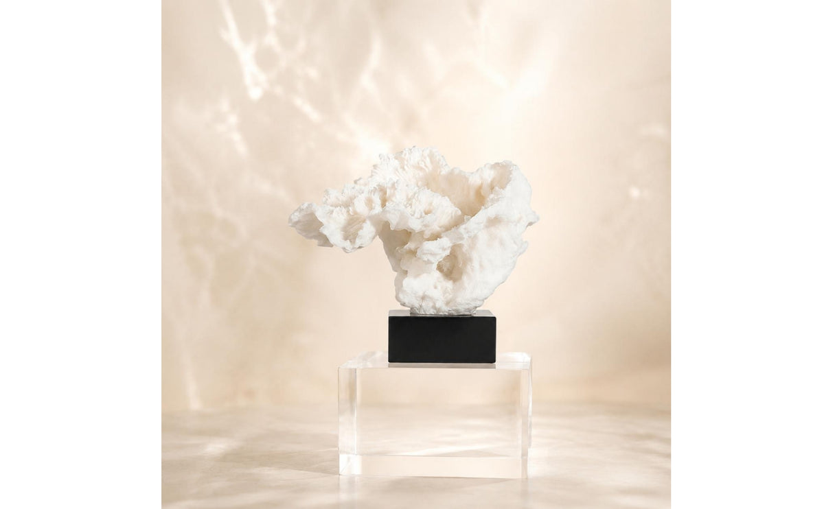 Coral Resin Sculpture Designer Style Resin Coral Statue Modern Minimalist for Living Room, Entryway, Showroom