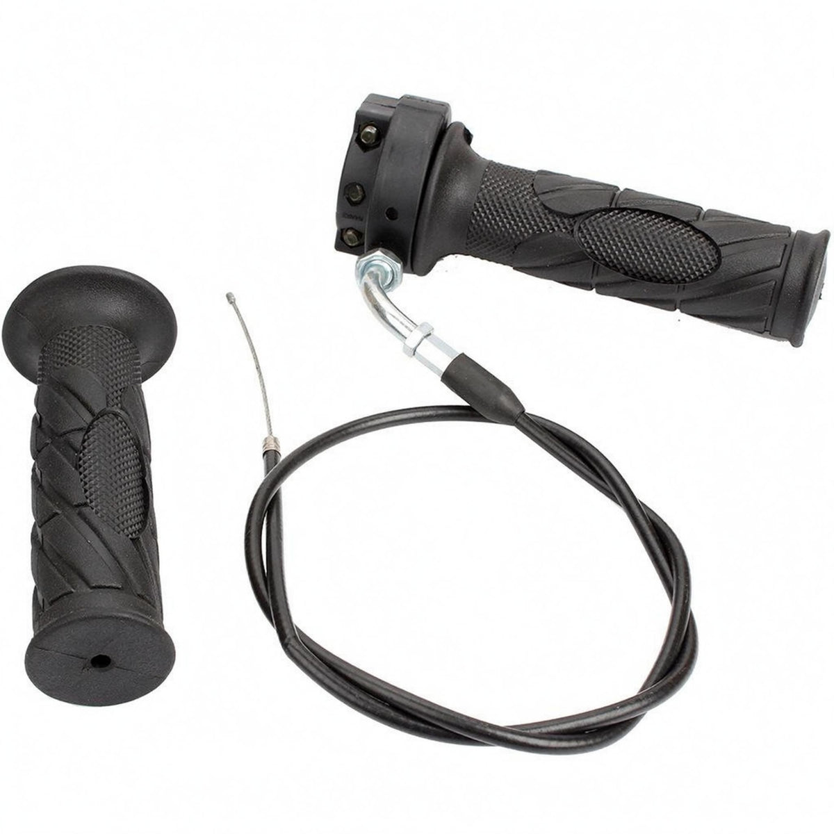 Metal Linkage Motorcycle Throttle Control Rubber Grips ATV Throttle Control Textured Vehicle Part Anti-Slip