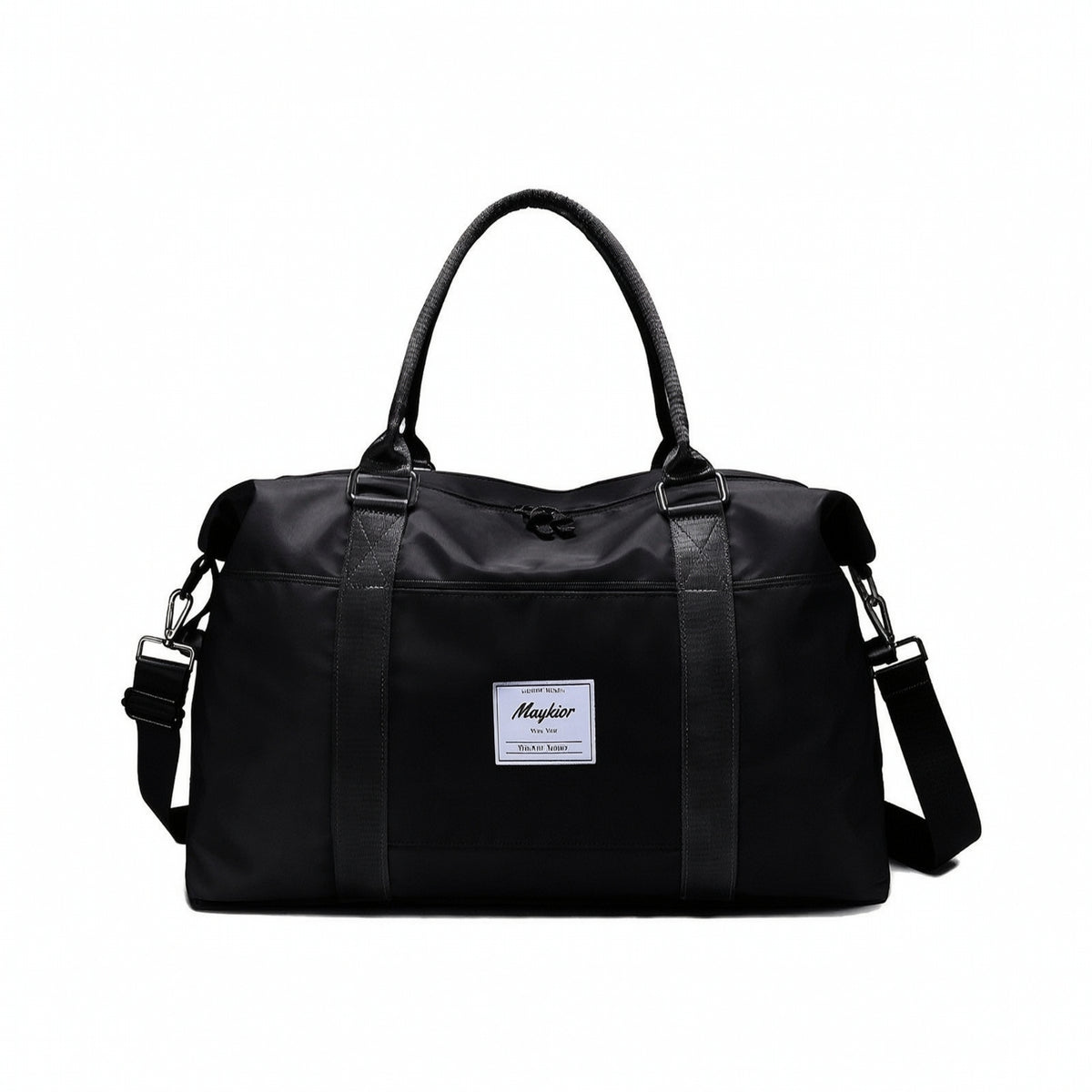 Multi-Compartment Duffel Bag with Wet Pocket Carry on Travel Duffel with Shoulder Strap Soft-Sided Overnight Bag Water-Resistant for Travelers, Expectant Mothers, Weekend Trips, Hospital Stay