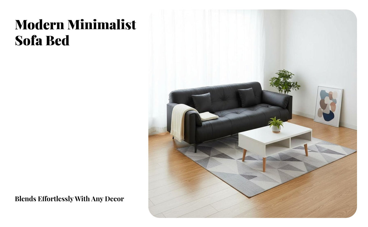 Convertible Sofa Bed Multi-Functional Adjustable Two-Person Sleeper Space-Saving Furniture Living Room Furniture for Apartment Dwellers, Study