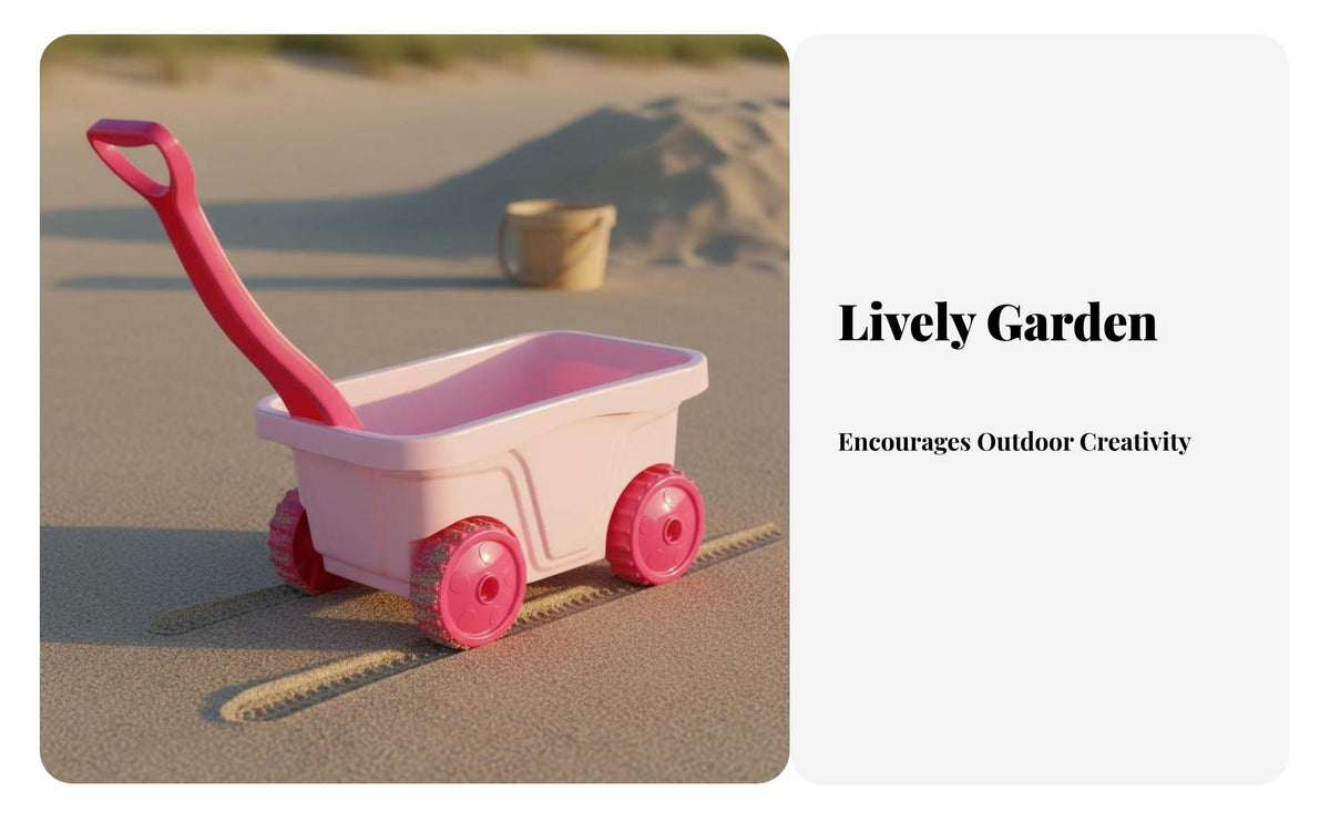 6 Pieces Child s' Gardening Wagon Set Educational Child S Wheelbarrow and Tools Imaginative Play children's Wheelbarrow and Tools for Preschoolers