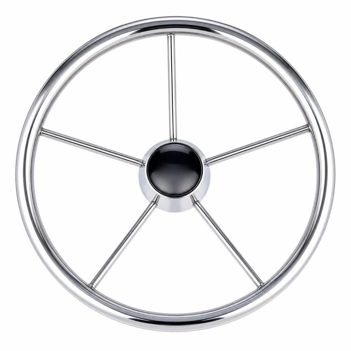 Stainless Steel Boat Steering Wheel Corrosion-Resistant Marine Steering Wheel Rustproof Universal for Boats