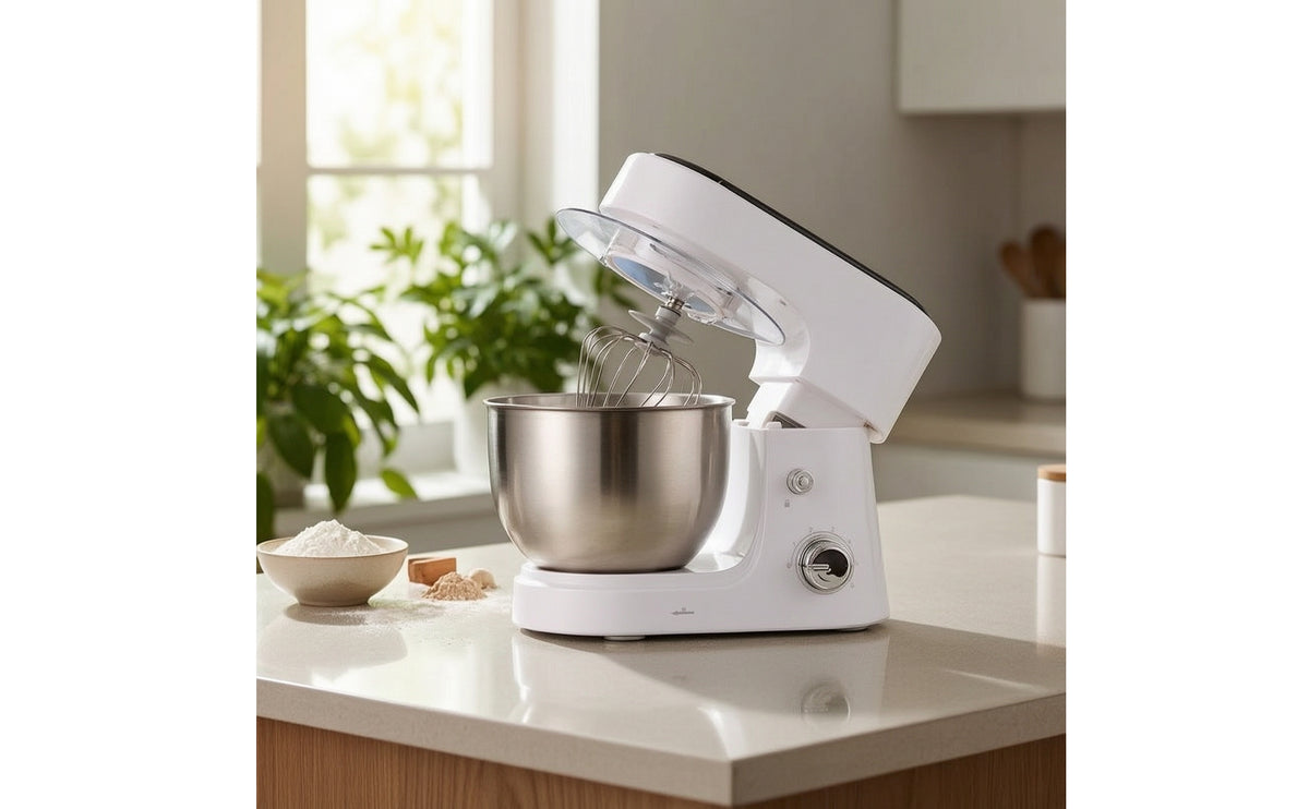High-Performance Stand Mixer with Stainless Steel Bowl Easy to Clean Stand Mixer Versatile Heavy Duty for Kitchen