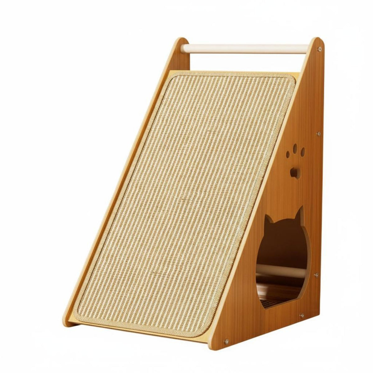Low-Shedding Cat Scratcher House Long-Lasting Indoor Cat Playhouse Stable Design Pet Furniture Easy Assembly