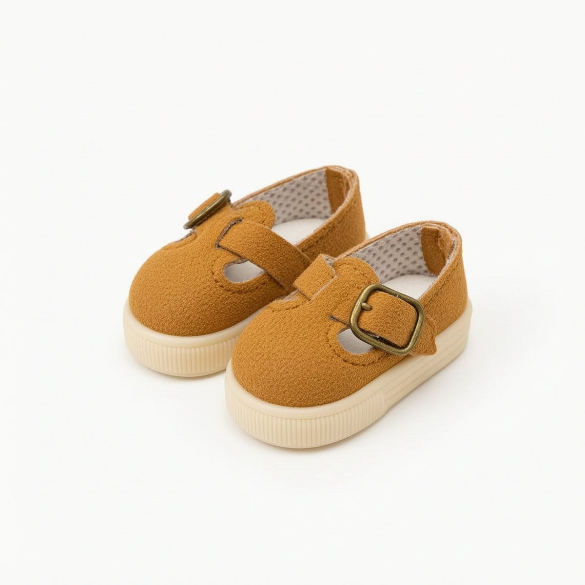 Doll Mary Janes with Buckle Matte Mary Janes Low-Cut Footwear for Photo Shoots