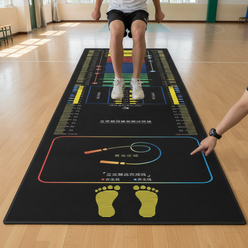 Standing Long Jump Test Mat Thickened Non-Slip Training Equipment for Physical Education Exams
