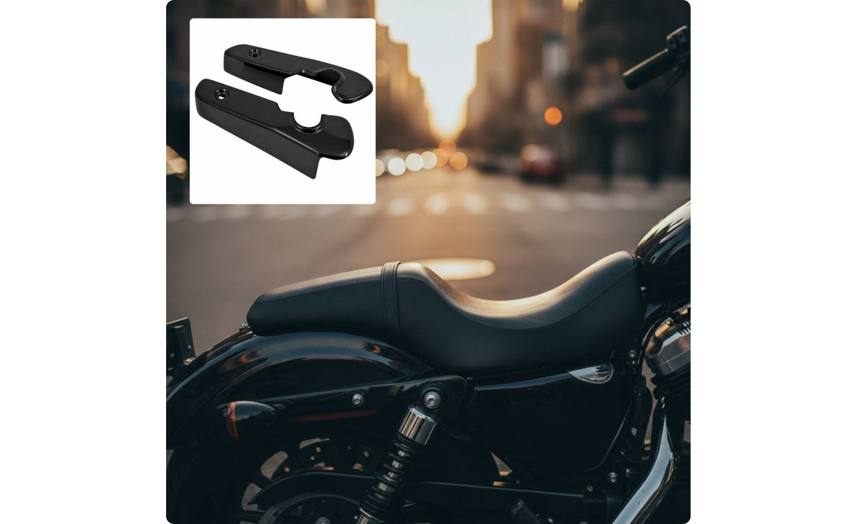 Rear shock absorbers Cover Motorcycle Decorative Covers Curved Rear Mudguard Frame Covers for Garage Builds