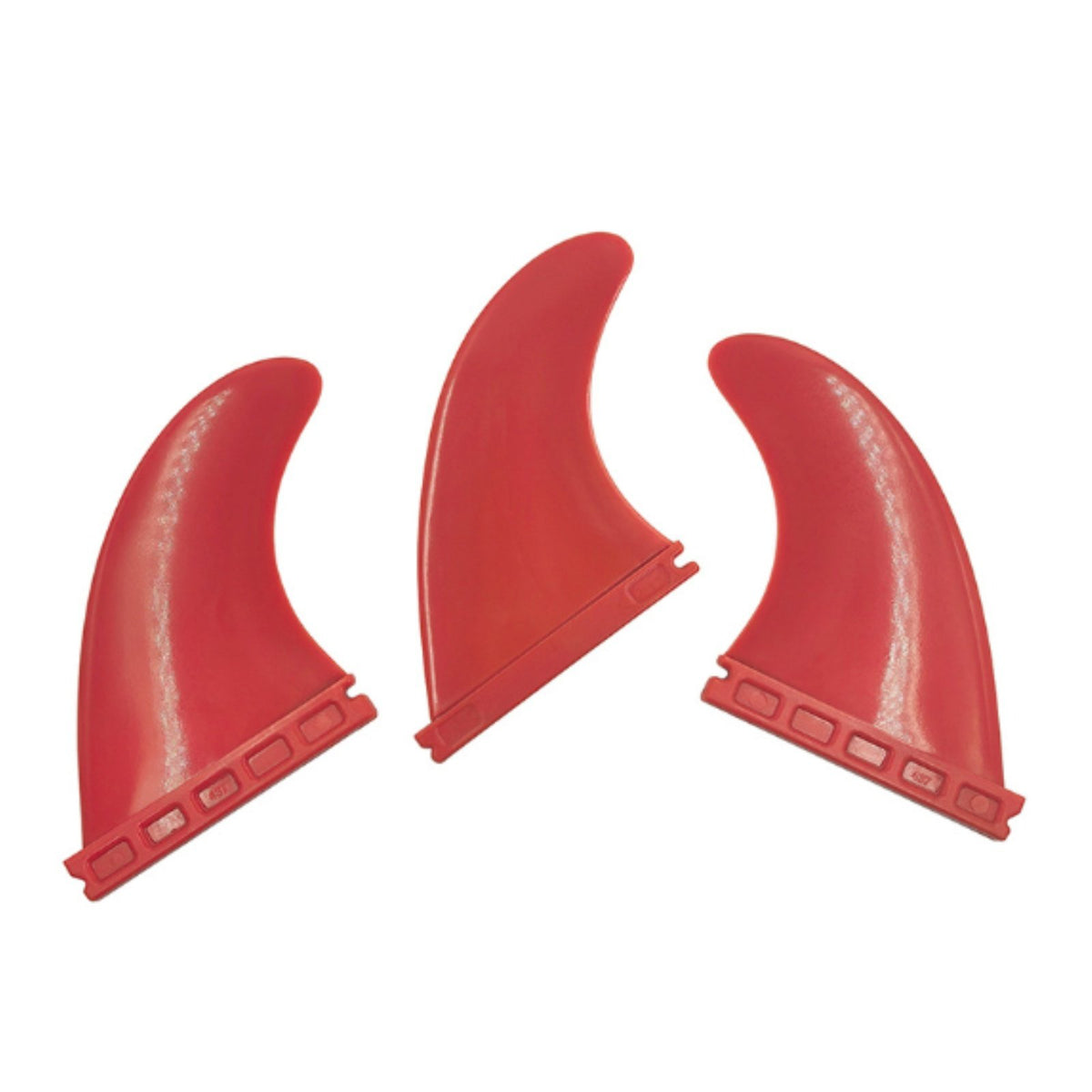 3 Pieces Surfboard Fins Fiberglass Reinforced Thruster Fin Set Lightweight Design Surfing Equipment