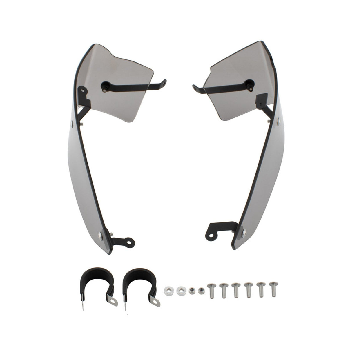Motorcycle Lower Wind Deflector Acrylic Side Fairing Wind Deflector Weather Protection Side Fairing Aerodynamic Fin for Long-Distance Riders