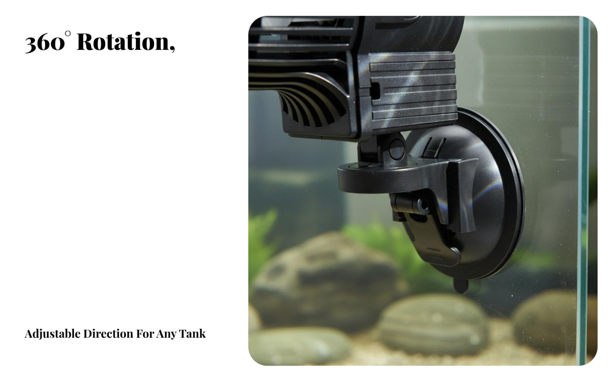 Double Head Water Circulator Silent Fish Tank Circulation Pump High Power Submersible Water Pump for Saltwater Aquarists