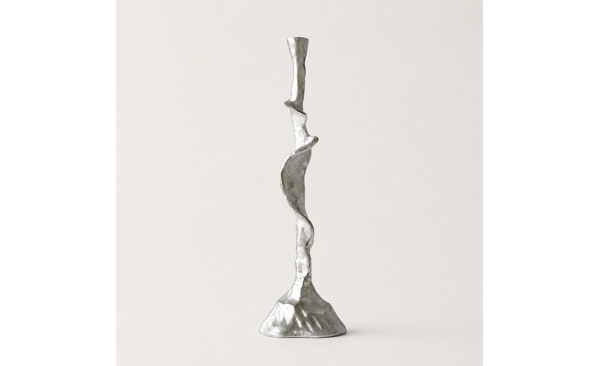 Taper Candle Holder Decorative Geometric Candlestick Holder Abstract Candle Stand for Tabletop