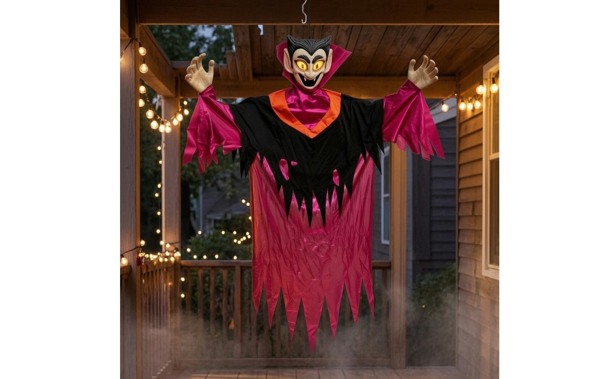 Electric Hanging Undead Ghost Black and Pink