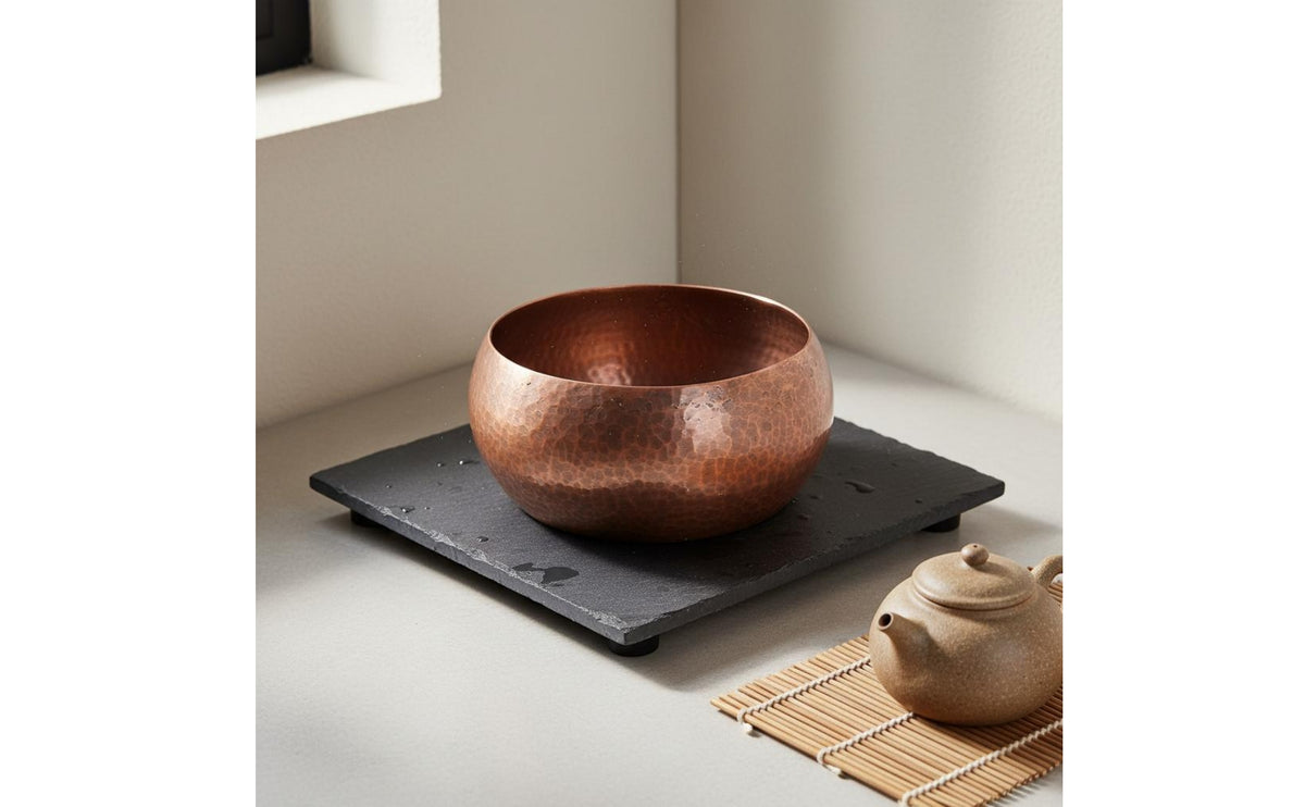 Hammered Copper Bowl Copper Tea Bowl Handmade