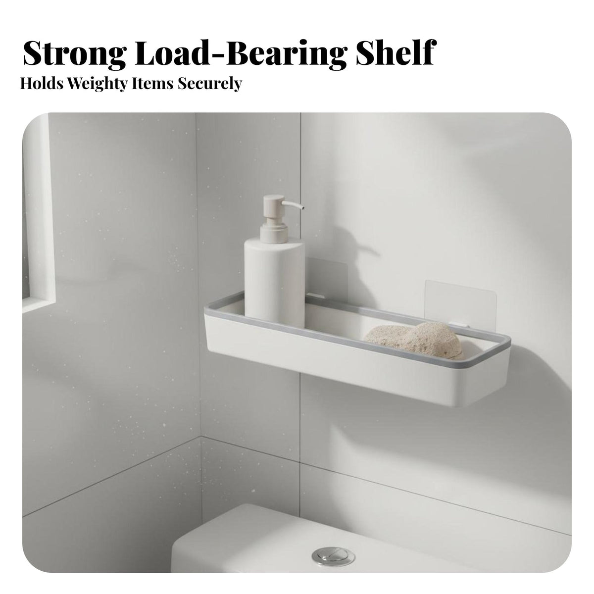 Drilltool-Less Installation over-the-Toilet Storage Rack Space Saving over-the-Toilet Organizer Easy Assembly Bathroom Organizer Strong for Apartment Dwellers, Homeowners, Students, Restroom, Washroom, Small Areas, RV
