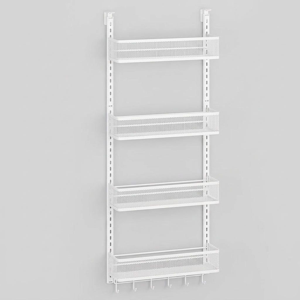 Bedroom and Closet Hanging Rack for Students, No Drill Over the Door Hook with Multi-Layer Design