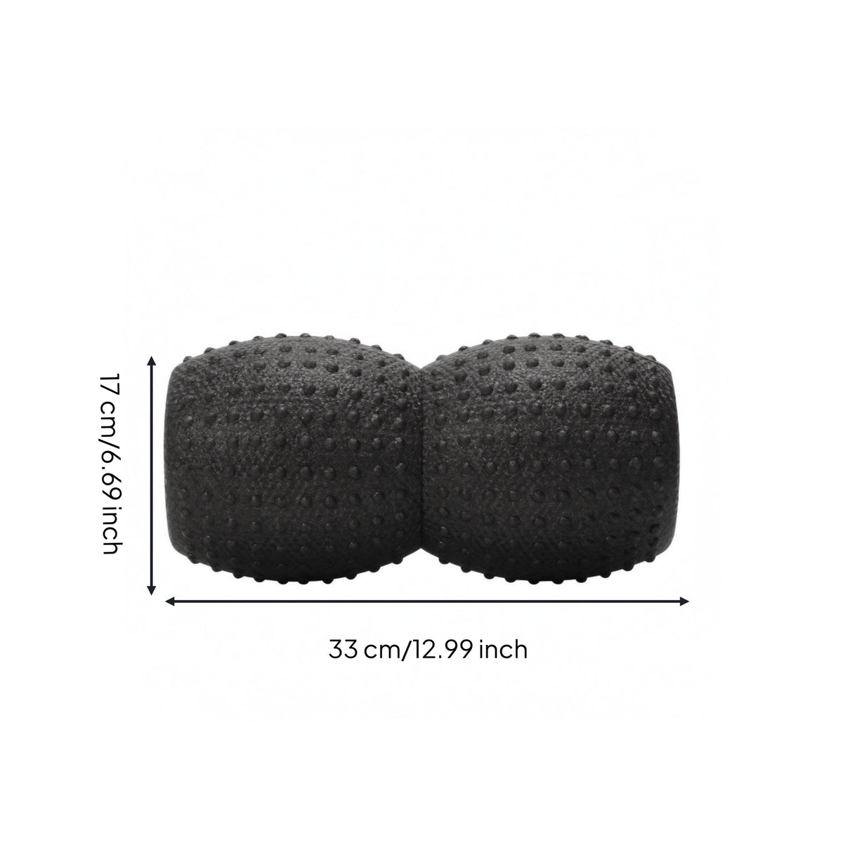 Firm Peanut Massage Roller Muscle Relief Peanut Foam Roller Rounded Ends Foam Massage Tool Deep Tissue