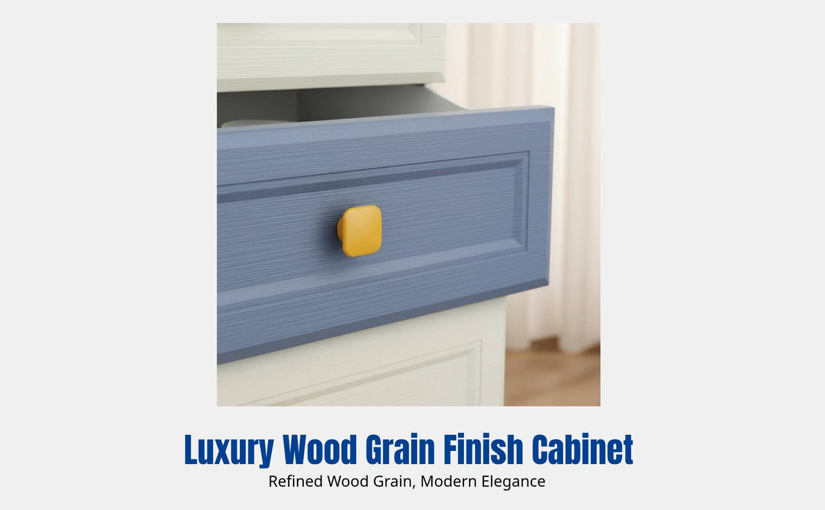Modern Chinese Style Bedside Cabinet, Multi-Tier Storage Drawers, Easy to Install, Bedroom Organizer