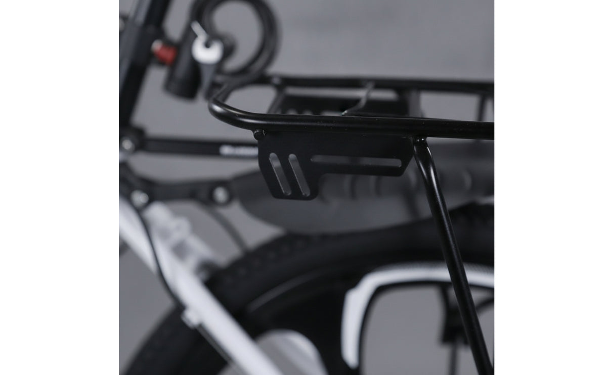 Reinforced Rear Bike Rack with Side Rails Sturdy Bike Luggage Rack Long-Lasting Easy to Install for Commuters