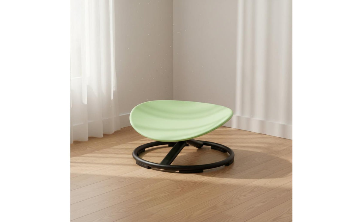 Ladybug Rotating Chair Coordination Practice Vestibular Training Chair Non-Slip Base Balance for Preschoolers, Home, Kindergarten