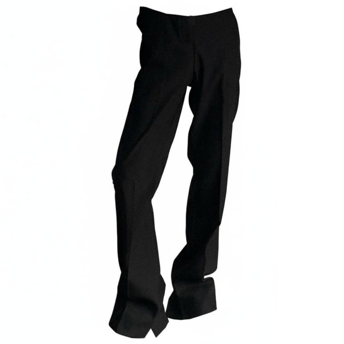 Extra Long Length Split-Hem Flare Trousers Versatile Design Dress Pants Costume Clothing for Cosplayers, Fashion Enthusiasts, Cosplay Events, Themed Parties, Stage Performances, Daily Wear